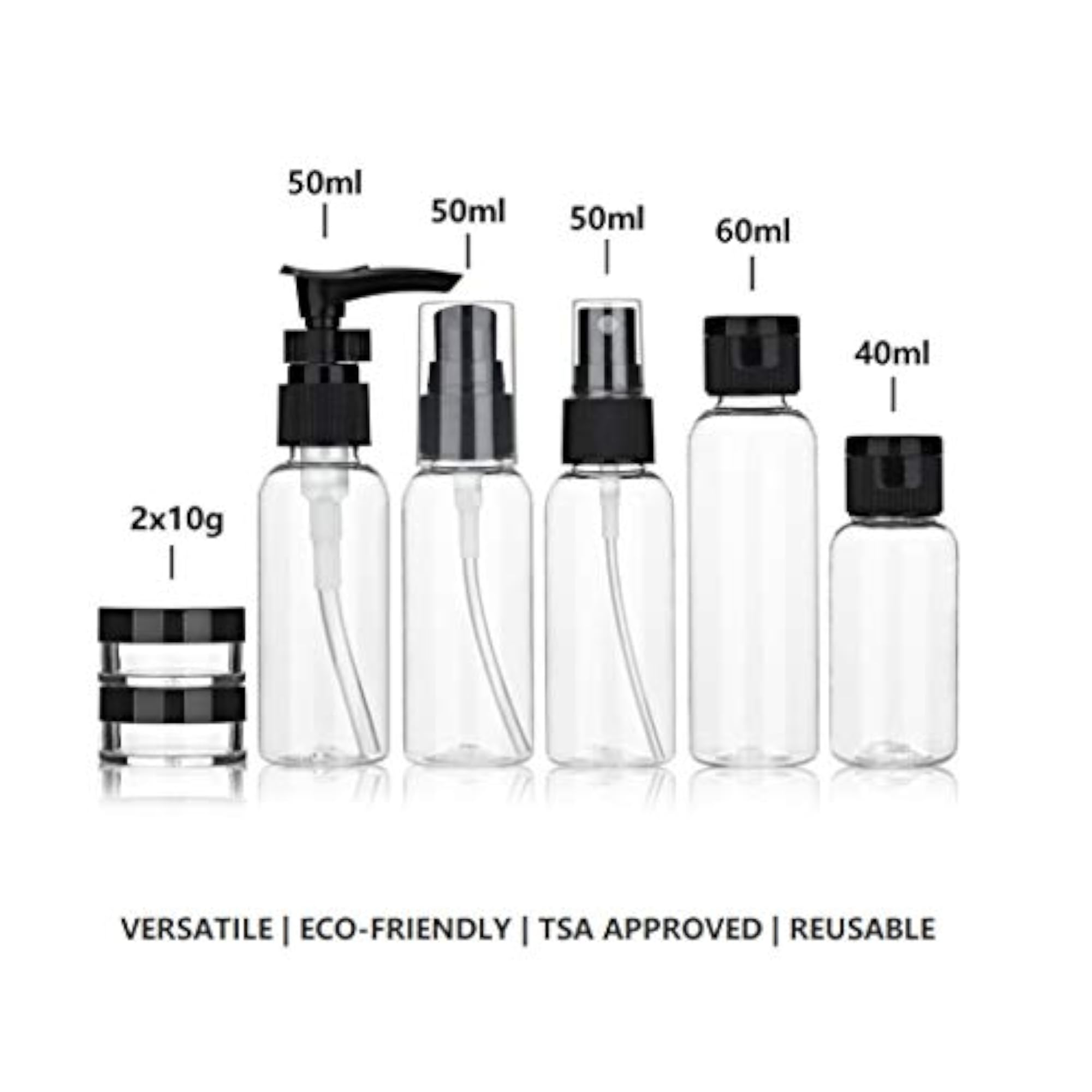 Travel Size Bottles Containers for Toiletries